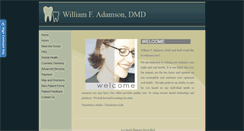 Desktop Screenshot of adamsondental.com