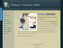 Tablet Screenshot of adamsondental.com